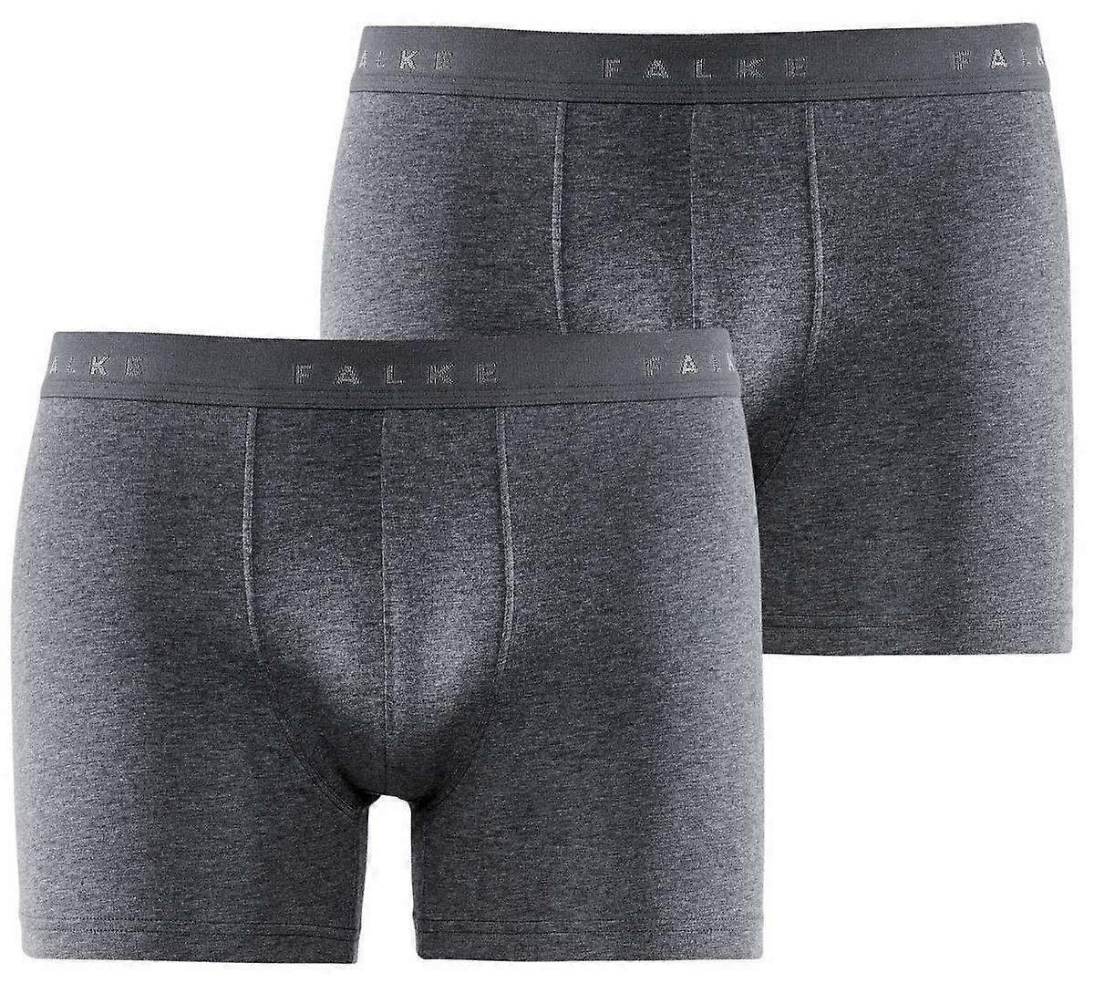 Falke Daily Comfort 2 Pack Boxer Brief - Dark Grey Heather