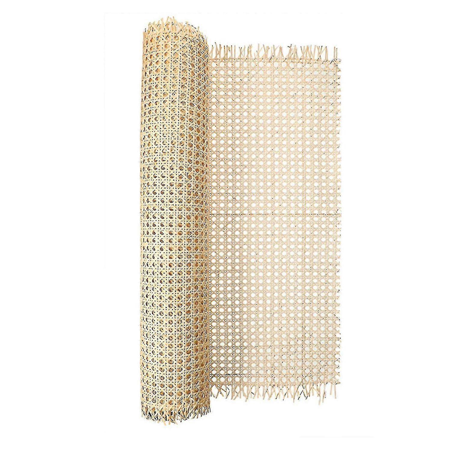1 Roll Imitasjon-rotting Net Burr Free dekorative Solid Caning Prosjekter Making Simulering Rattan-webbing bånd for Home_a_hf