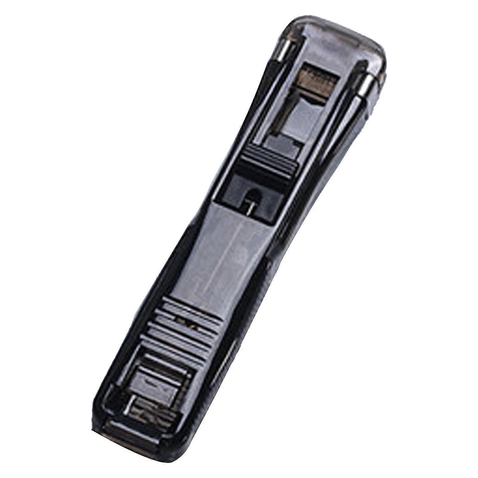 Paper Clam Multi Purpose Practical Time Saving Durable Handheld Paper Clip Dispenser for Document Notes Black