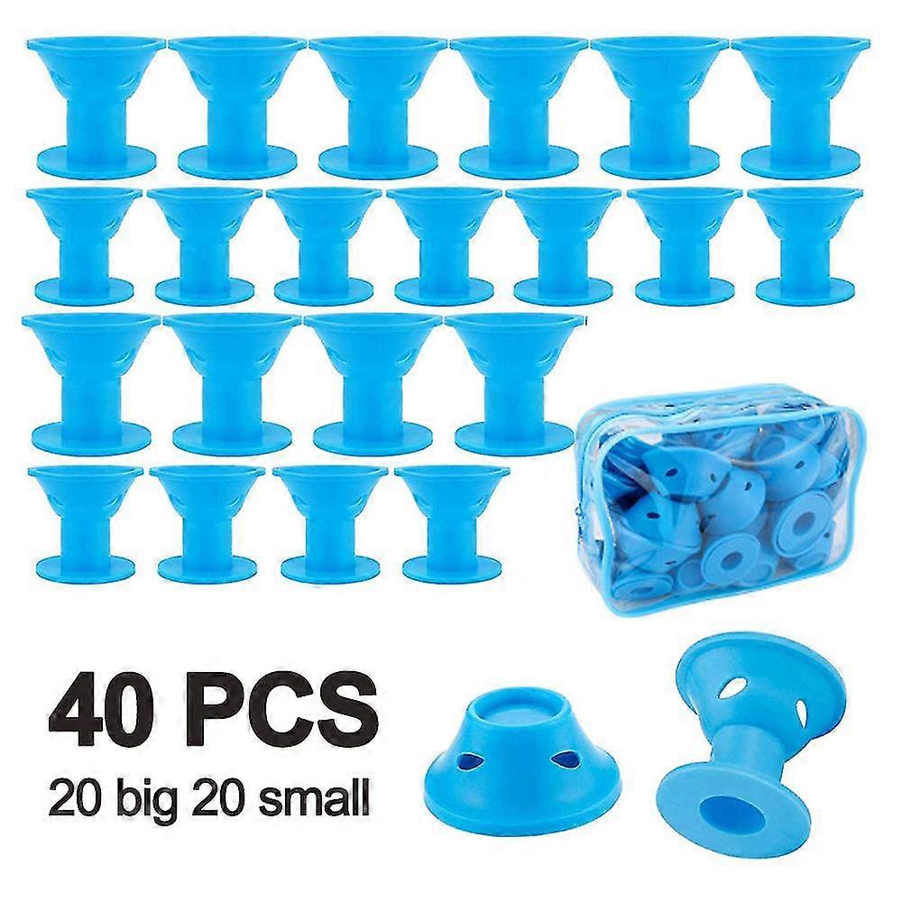 silicone hair curlers set, small silicone hair rollers