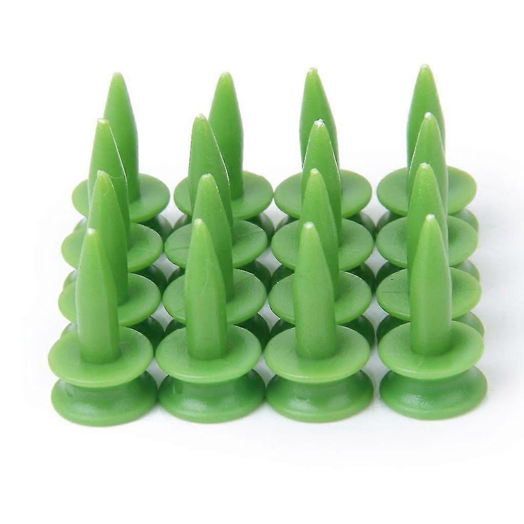 100pcs Double-deck Green Golf Tee 23mm