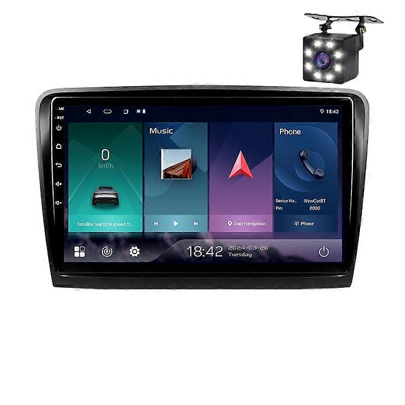 For Skoda Superb 2 B6 2008 - 2015 Car Multimedia Radio Wireless Carplay Navigation Android Auto