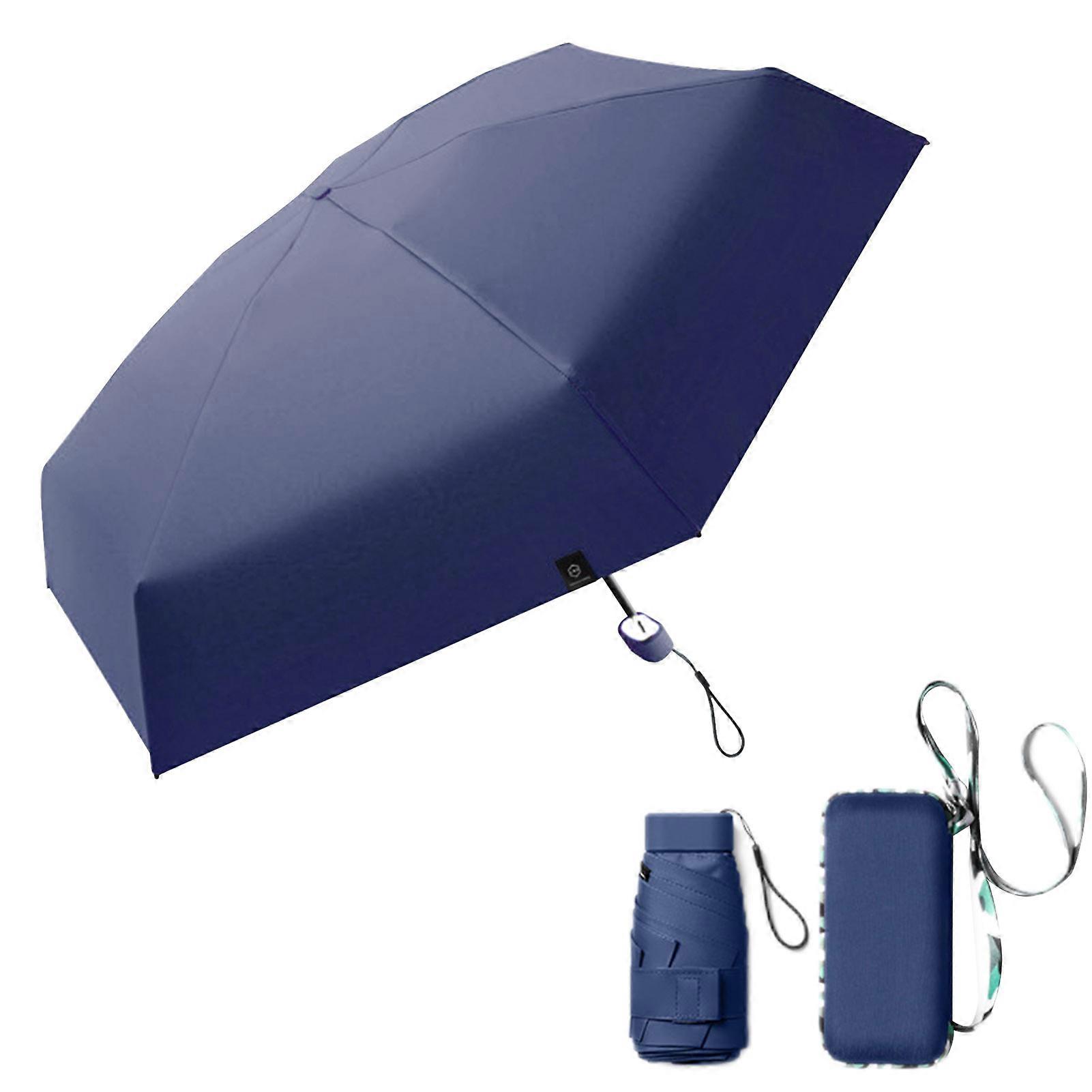 Outdoor Sun and Rain Umbrellas 6-Bone Design Umbrella with Storage Bag for Travel Business