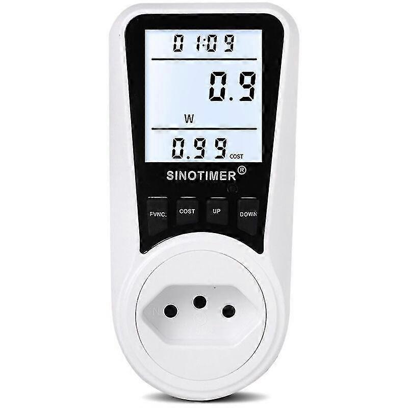 Msbd Dds109l Digital Energy Meter Wattmeter Power Monitoring Device Electricity Kwh Power Measurement Analyzer - Br Plug (hy)