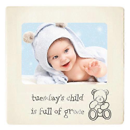 TUESDAYS CHILD Dakota Baby Days of the Week Photo Frame High Quality Frame