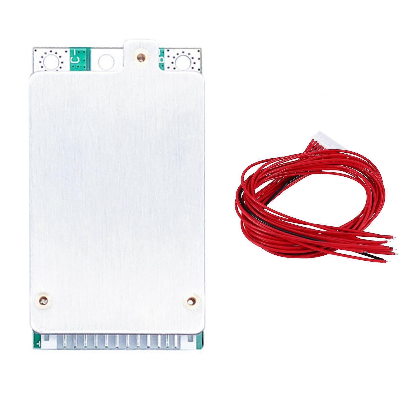 13S 48V 15A Protection Board -Ion Lipolymer Battery BMS PCB Board with Heatsink for E-Bike EScooter