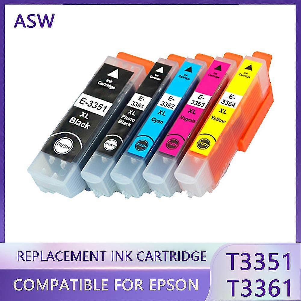 Cartuccia d'inchiostro compatibile Epson 33xl 3351 per stampante T3351 T3361 Expression Premium XP 530 540 630 640 635 645 830 900 1SET
