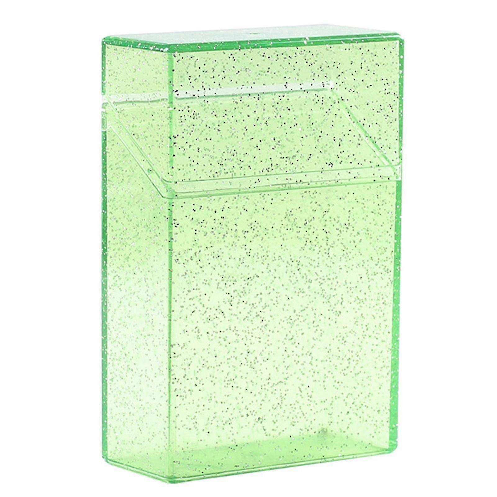 Étui à cigarettes Brillant Apparence transparente Boîte à cigarettes portable en plastique pour fumeur