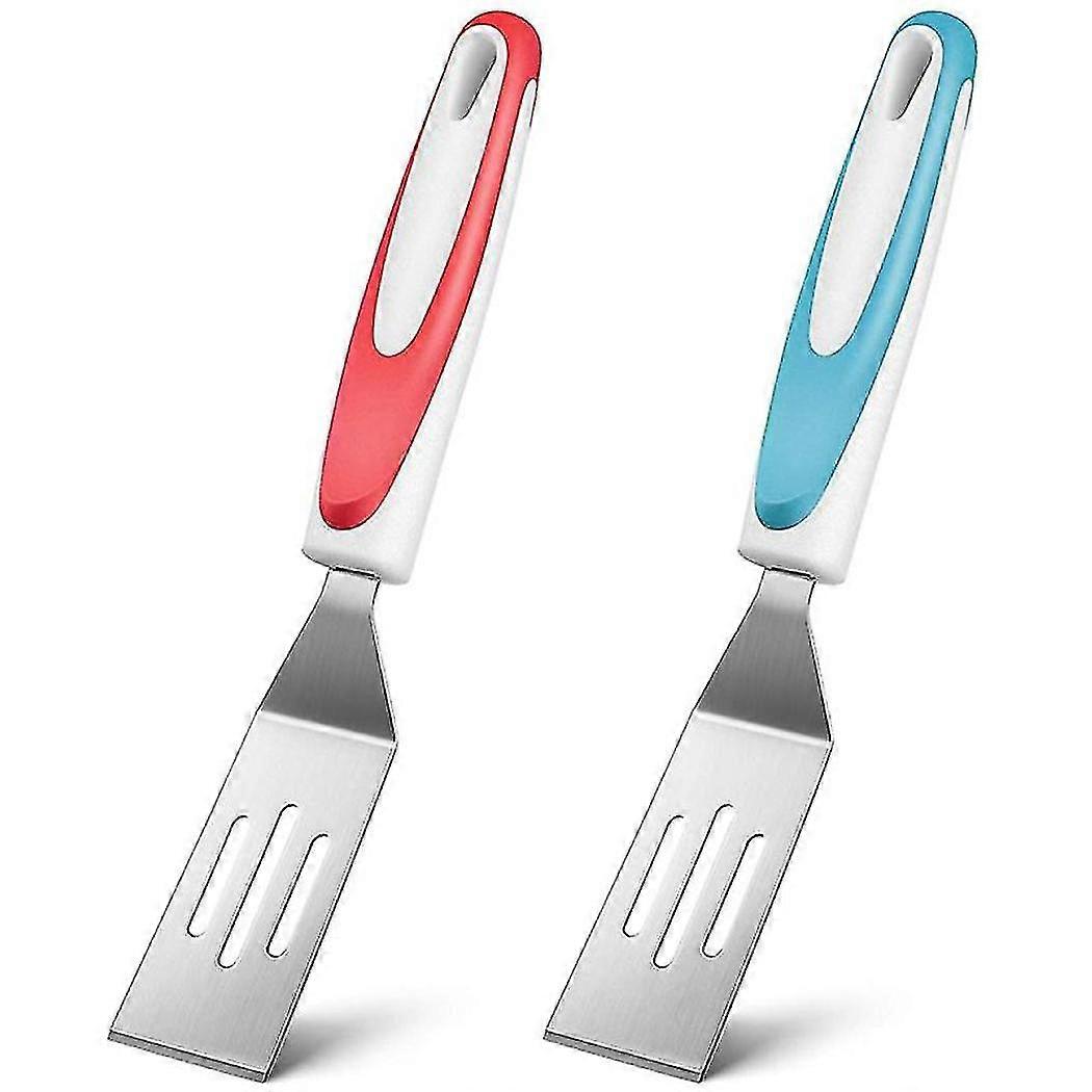 2 Pieces Mini Brownie Serving Spatula Cut And Serve Turner Cookie Spatula Mini Slotted Turner For F