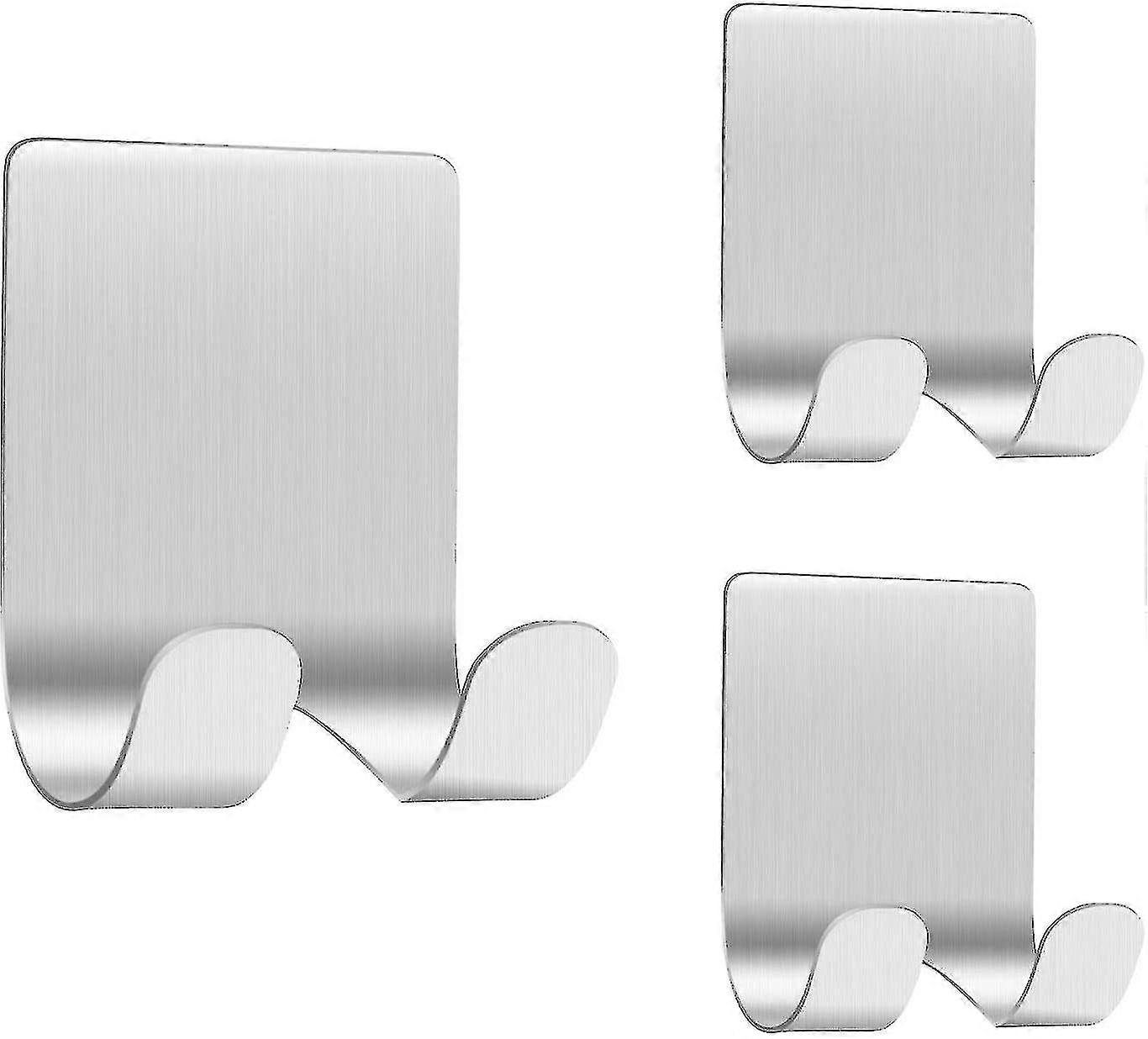 Razor Holder For Shower(2 Pack), Stainless Steel Self Adhesive Shaver Hooks Hangers Hold