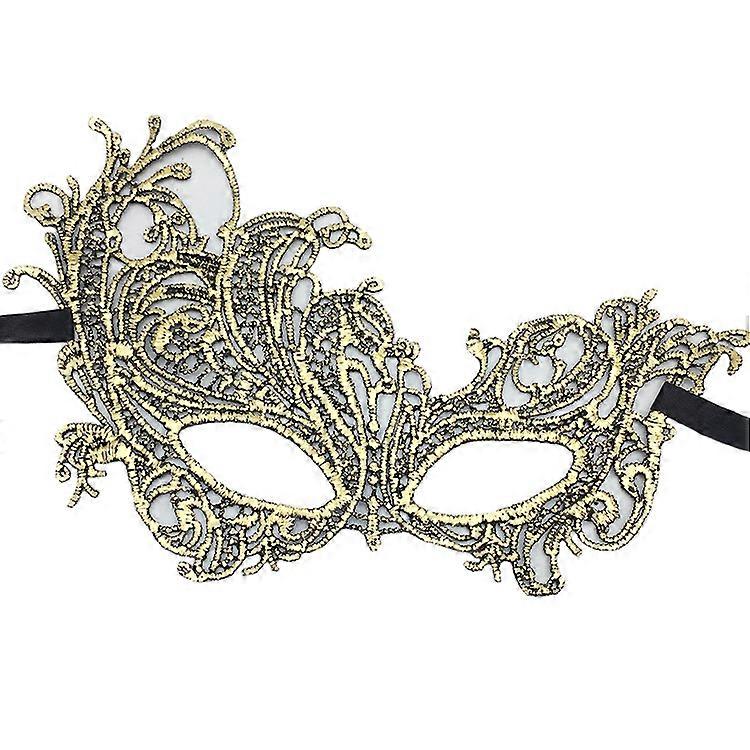 Halloween Golden Lace Mask