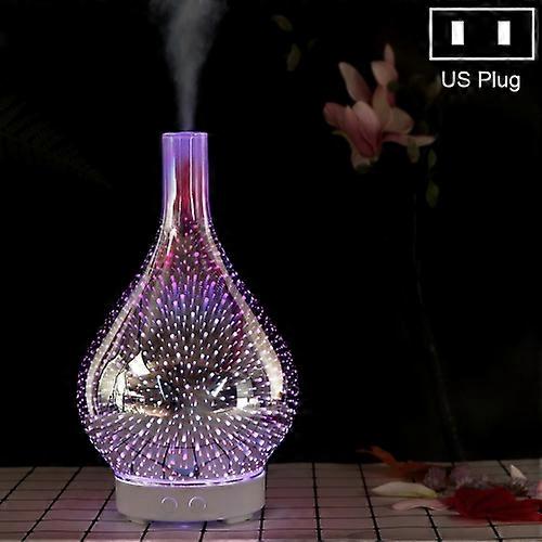 Mini 100ml Household Humidifier Ultrasonic Creative Purification 3D Glass Aromatherapy Machine Automatic Alcohol Sprayer