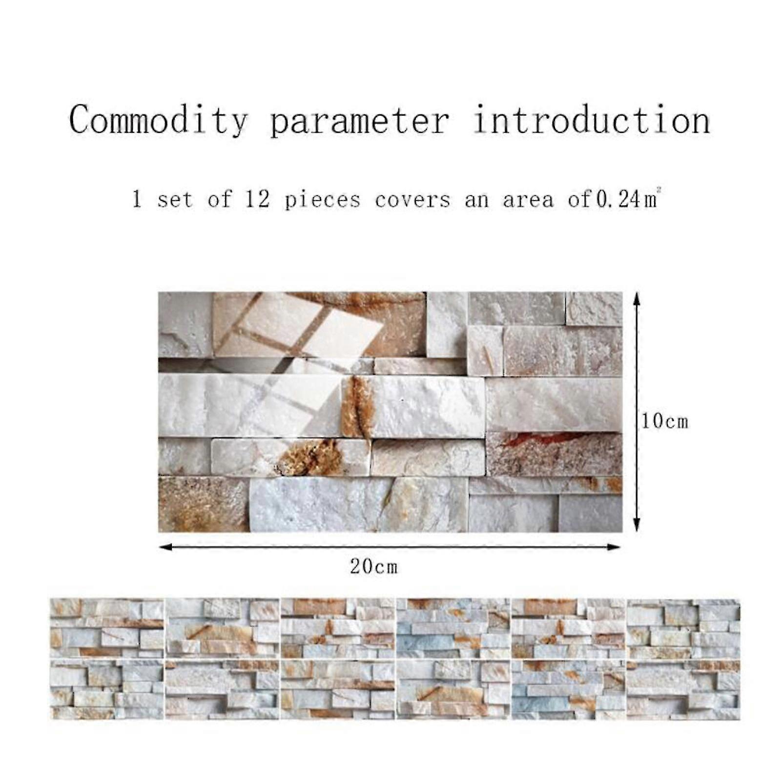 Ceramic Paste Wall Paste Brick Grain Crystal Film Ceramic Tile Paste Sticker