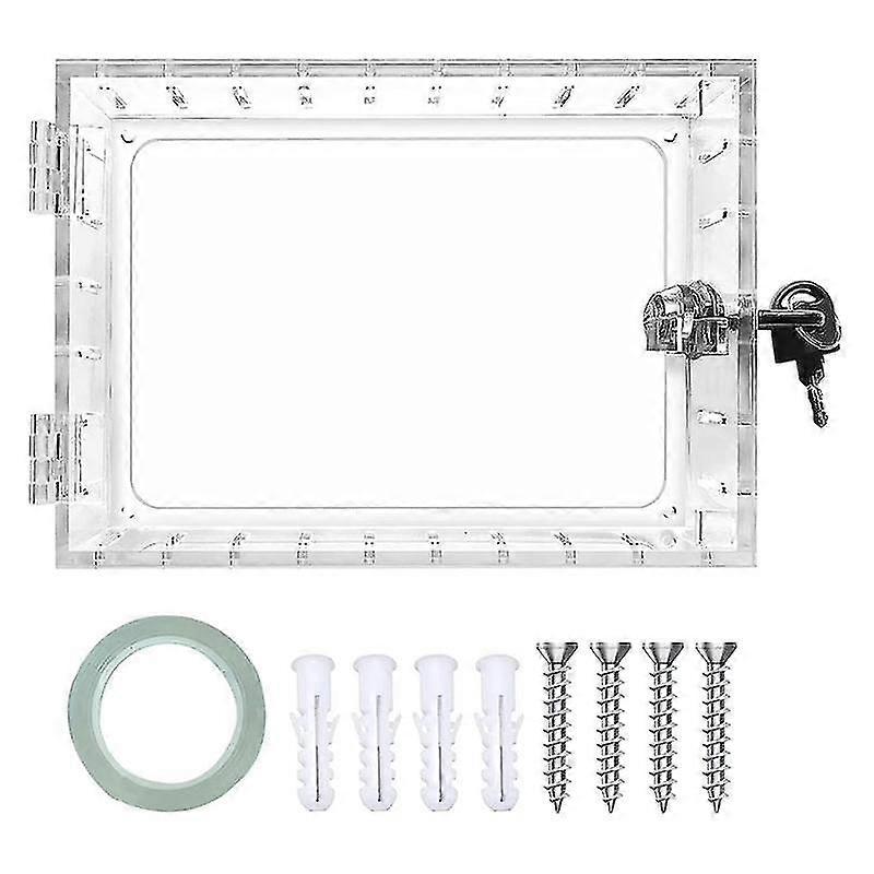 Thermostat Lock Box With Key,clear Thermostat Guard For Thermostat On Wall,fits Thermostats 6.5in H X 3.9in W X 2in D