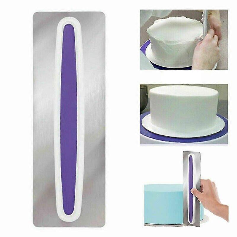 1pc Icing Cake Scraper Butter Cream Stainless