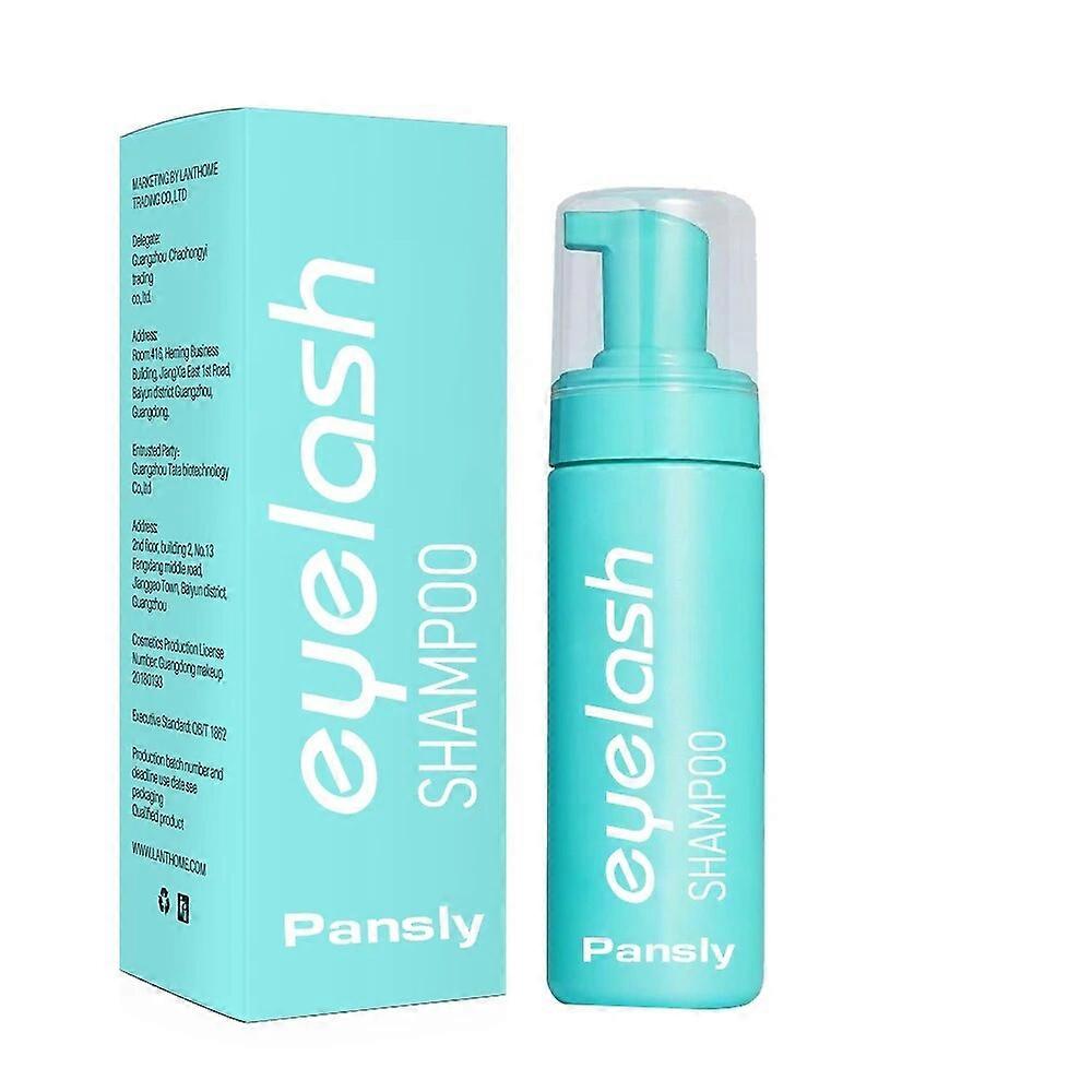 100ml Eyelash Shampoo Grafting Eyelashes Gentle Cleansing Mousse Foam No Stimulation Makeup Clean Eyelash Extension Glue