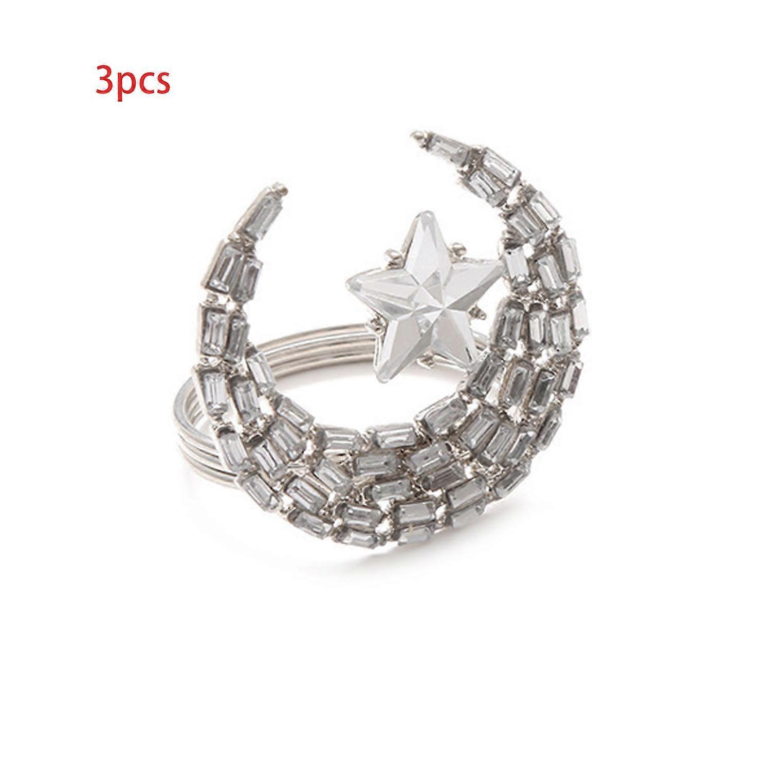 3 moon napkin rings