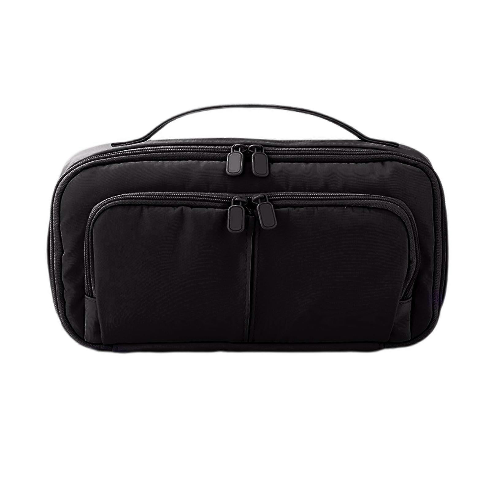 Multi Layer Pencil Case Multifunctional Office School Travel Storage Bag Large Capacity Zipper Closure Pencil Pouch