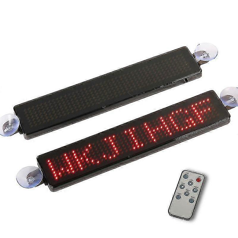 12v Programmable Car Led Display Advertising Scrolling Message Vehicle Taxi Led Window Sign Remote Control With