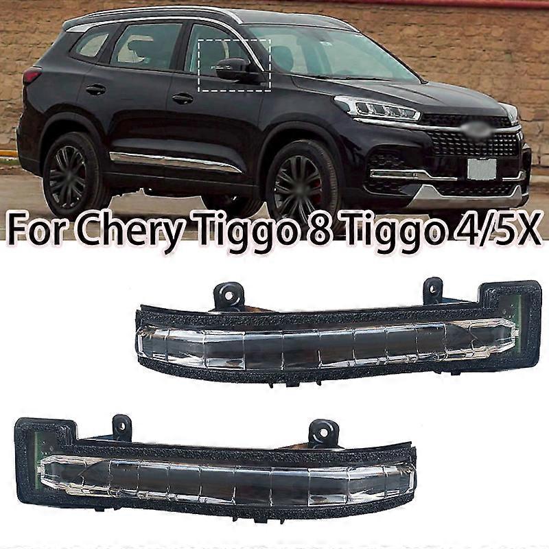 Biltilbehør LED bakspeil blinklys lys lampe for Chery Tiggo 8 Tiggo 4/5x automatisk blinklys blinkende lys