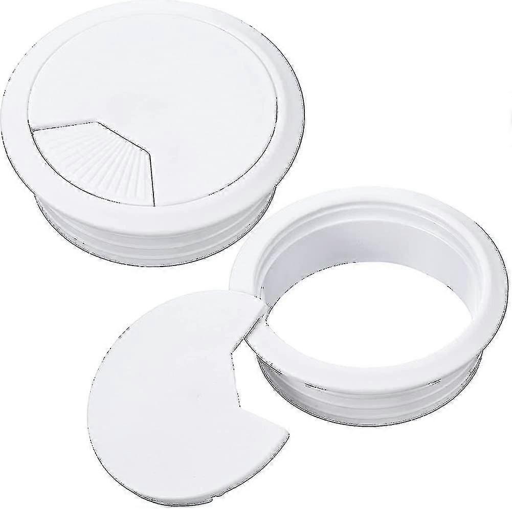 2 Pieces Desk Grommet, Desk Cable Wire Grommet Cord