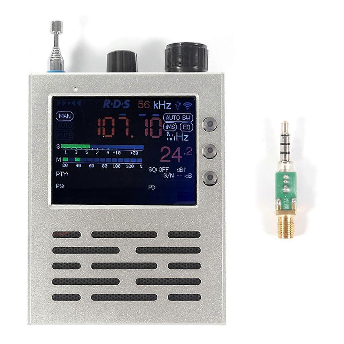 Receiver TEF6686 RDS Full Band FM/MW/Shortwave HF/LW Multifunction Convenience Radio Receiver