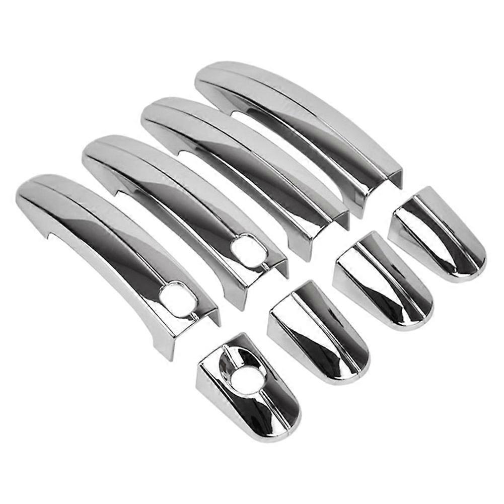 For Focus Mk2 Mk3 Escape Kuga C-Max Galaxy Mondeo Mk4 Chrome Door Handle Cover Trim Overlay Keyless