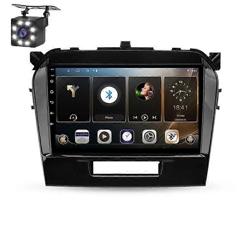 スズキビターラ4 2014 - 2018カーラジオマルチメディアビデオCarplayナビゲーションGPS