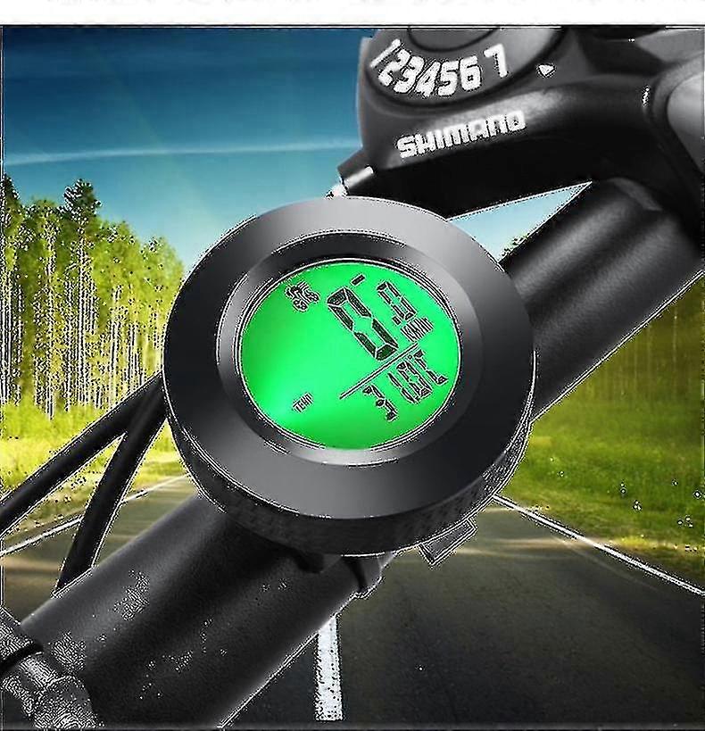 Wireless Bike Computer, Waterproof Wireless Bike Computer, Speedometer With 3-color Backlight, Lcd O