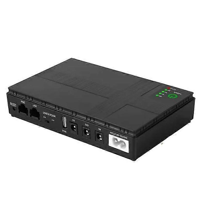 9V 12V UPS Uninterruptible Power Supply Mini UPS USB 10400MAh 18W Battery Backup for WiFi Router CC