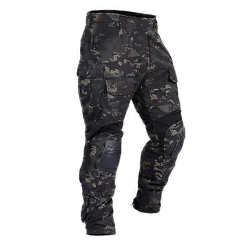 Men Combat Cargo Pants With Knee Pads Airsoft Tactical Trousers Multicam Cp Gen3 Camouflage Army Work Pant