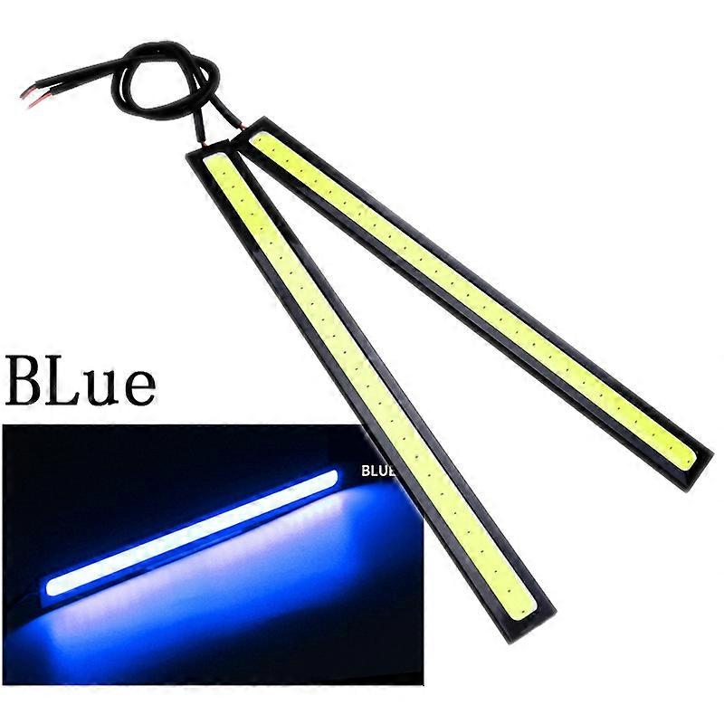 2pcs 17cm Universal Daytime Running Light Car COB DRL LED Strip Light External Lights Auto Waterproof Car Styling Led DRL Lamp