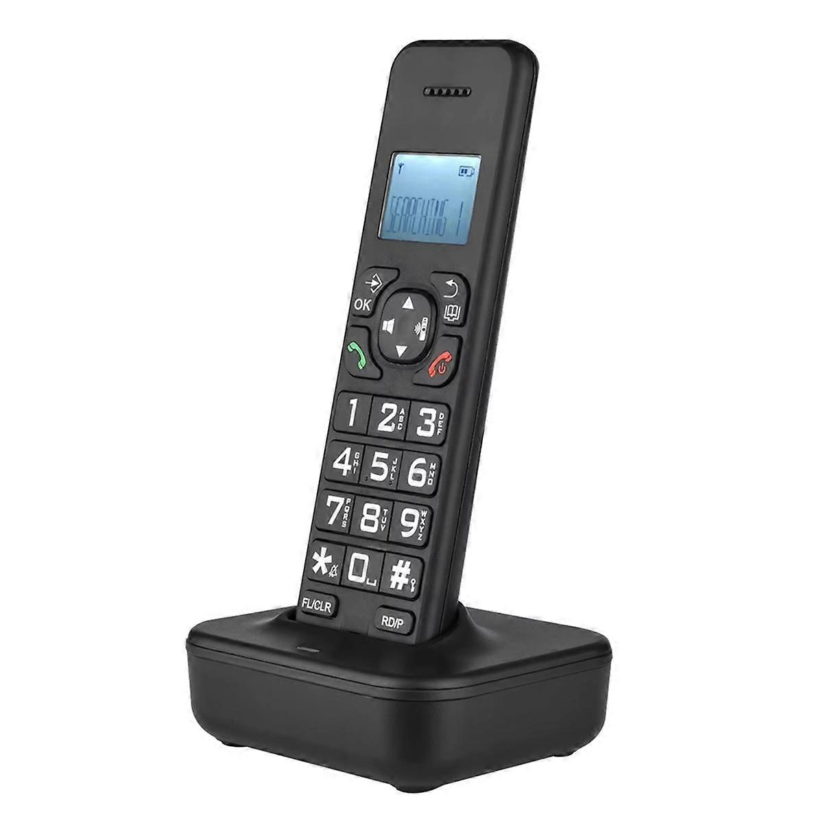 D1102B Cordless Phone Caller ID/Call Waiting 1.6 Inch Backlight LCD 3 Line Screen Display 16 Languages US PLUG