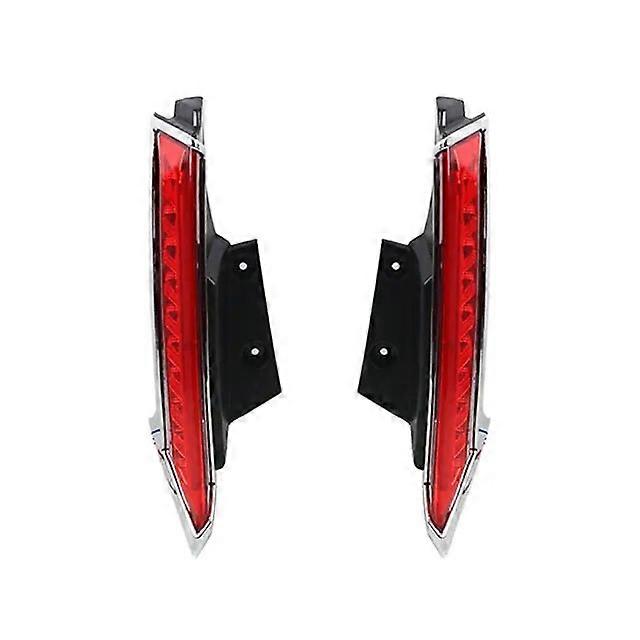 2PCS For Nissan Xtrail X-trail X trail Rogue 2014 - 2020 LED DRL Rear Bumper tail light fog lamp Brake Lights Signal lamp