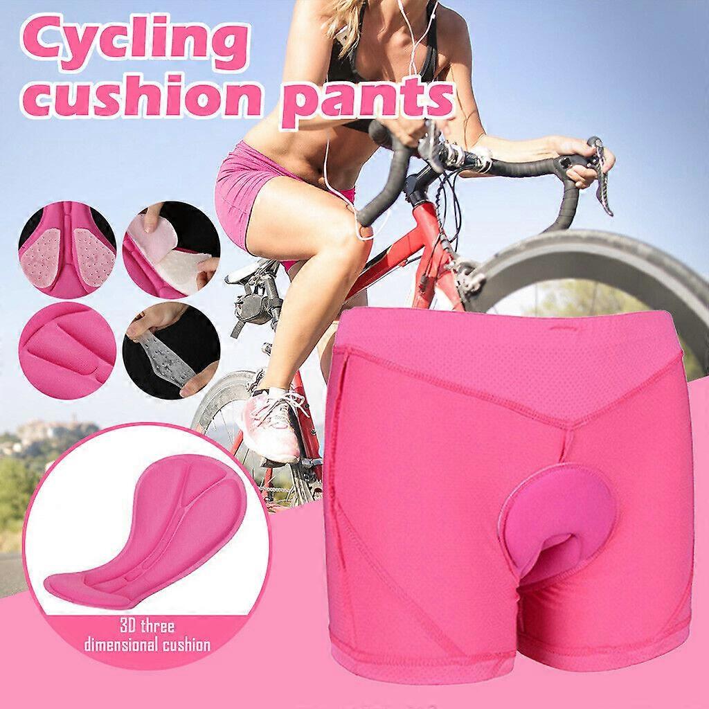 Pyöräilyalusvaatteet naisille, 4D-pehmustetut pyörät Polkupyöräshortsit Pyöräily Pyöräily Alusshortsit MTB vuori