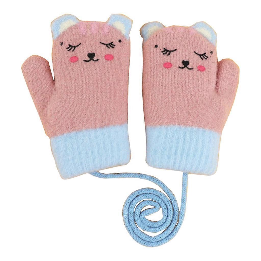  Pehmeät kokosormikäsineet talvivauva pojat tytöt neulotut hanskat pojille ja tytöille sopivat hiihtoon ja lumipalloihin