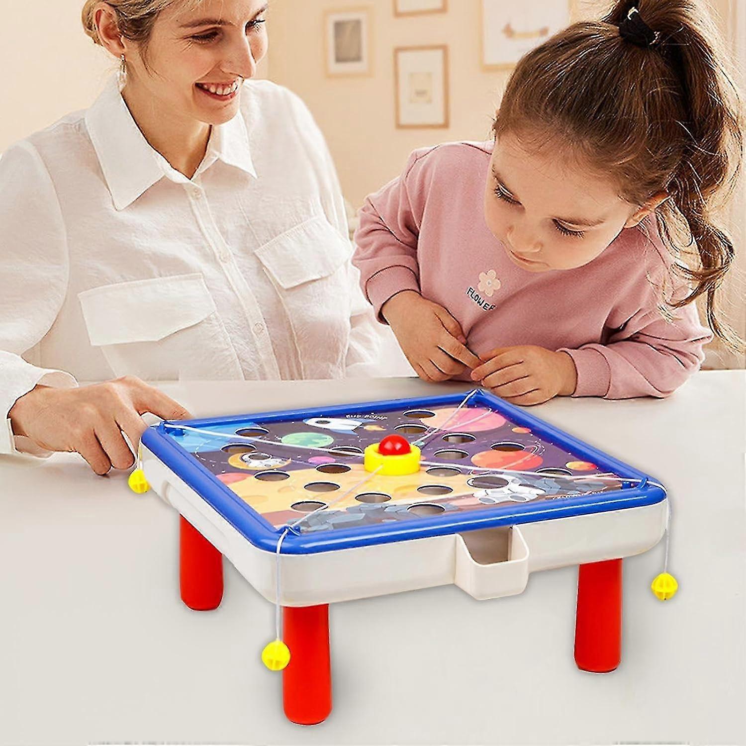 Interactive Table Game  Sling Puck Board  Fine Motor Skills Toys Preschool Learning Activities
