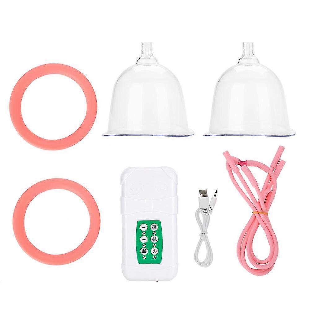 Electric Double Cup USB Charging Vacuum Breast Enlargement Machine (CD Cup)