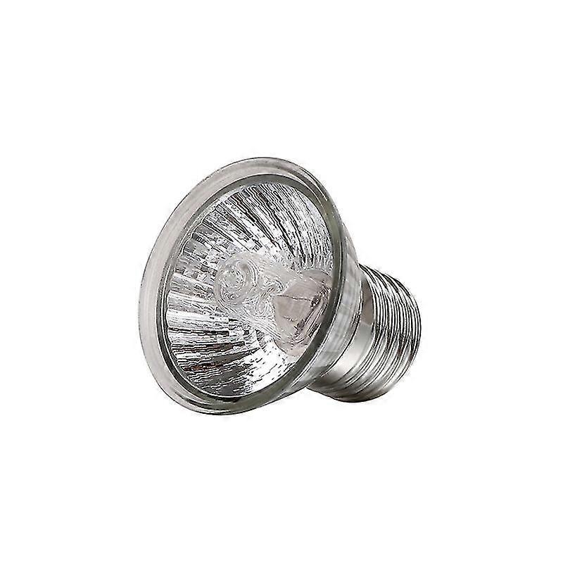 Reptile Heating Bulb, Bulbs For Tortoise Heat Lamp Halogen Basking Bulb For Aquarium Reptile Lizards Turtle Snakes(2pcs, Silver)