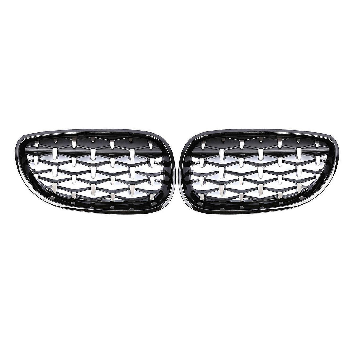 Front Bumper Kidney Grill Diamond Grille for E60 E61 5Series 550I 535I M5 2003-2010 Meteor