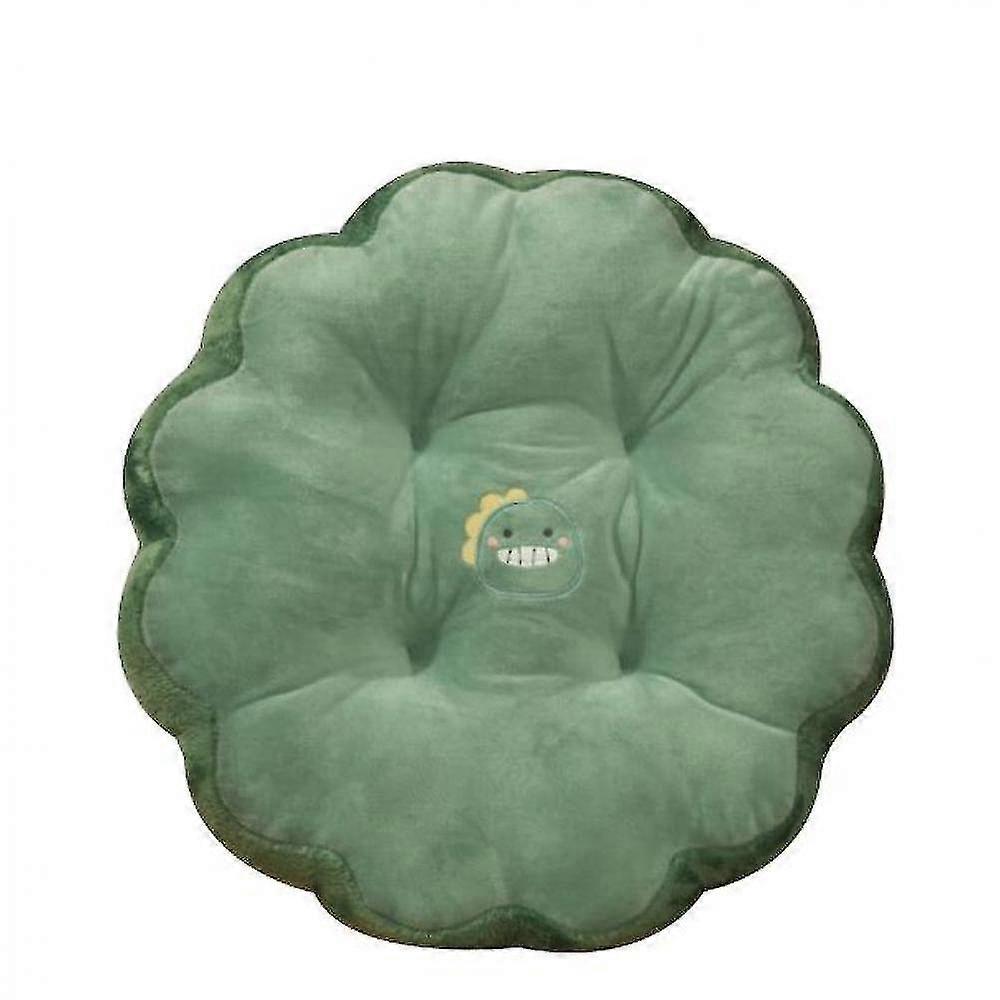 Round Cushion Computer Office Chair Cushion(green)