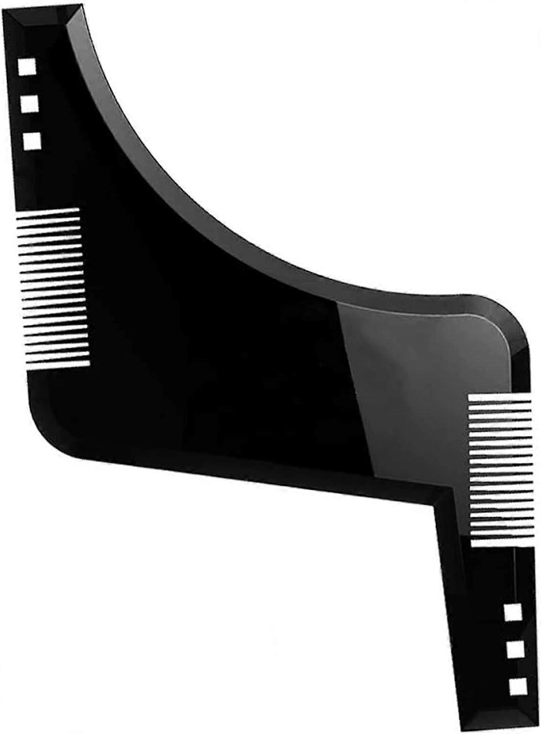 Beard Comb, Men's Beard Stencil Comb, Beard Shaping Template Tool & Comb, Barber Tools Beard Stencil, Shaving Guide Accessory for Beard Contour