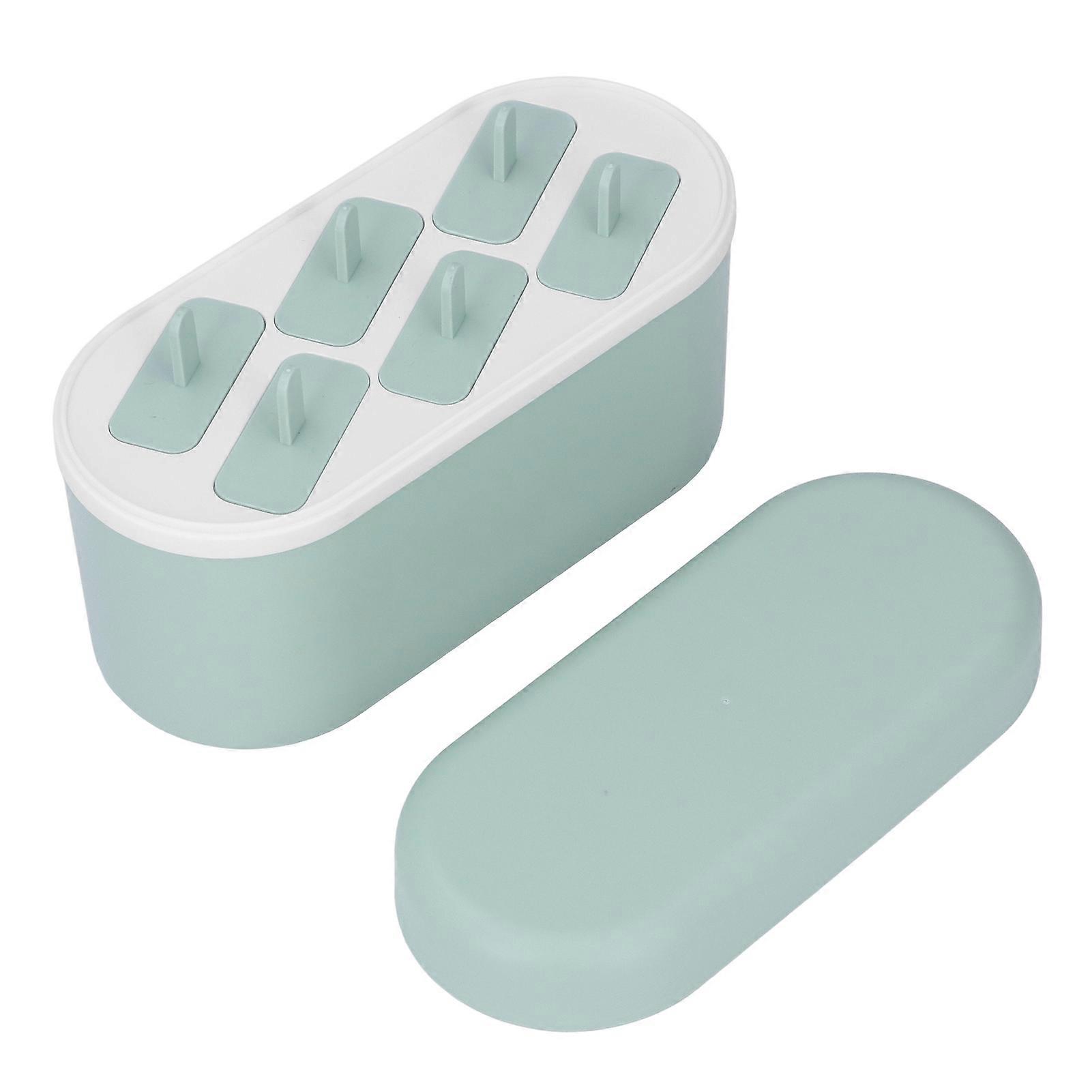 6 Hole Ice Cream Mould Household PP DIY Ice Cream Maker Mould Ice Cream Making Tool for Kitchen