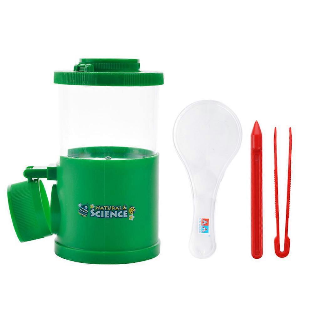 Portable Green Bug Reviewer Container Kit for Children Science Nature Exploration