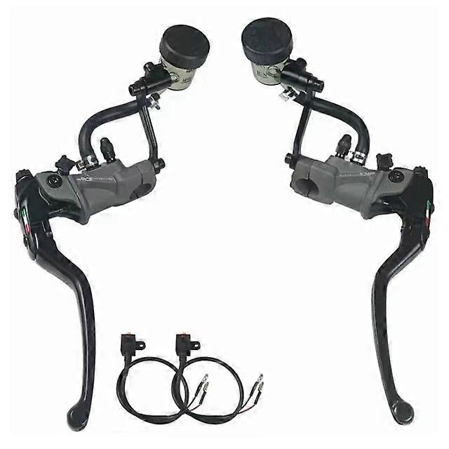 Chrome Clutch And Brake Levers Yamaha GP Motorcycle Lever Perch - Foto 3