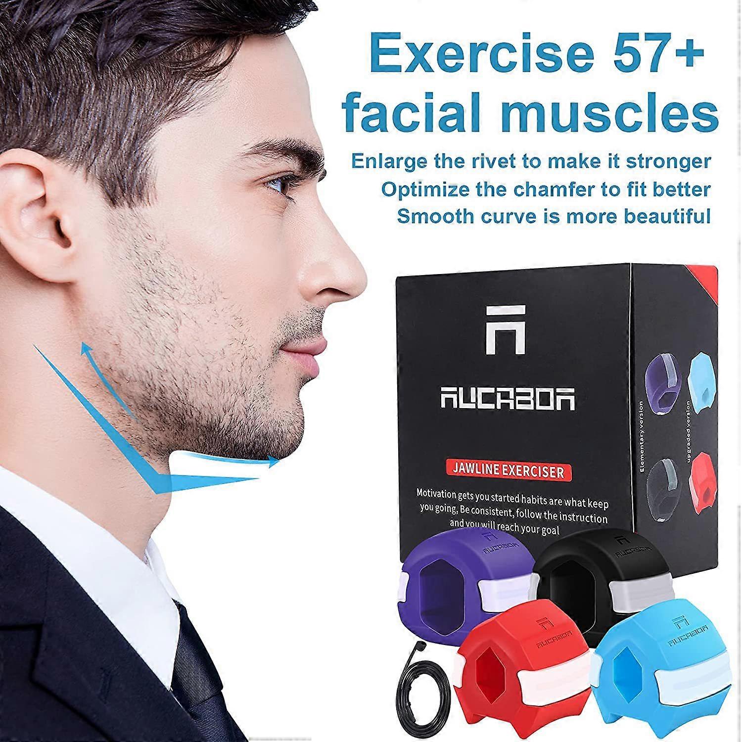 Trimball, Double Chin Fitness utstyr, Face Neck Chew Tool, Jawline Define, Jaw Exerciser Kvinner Menn