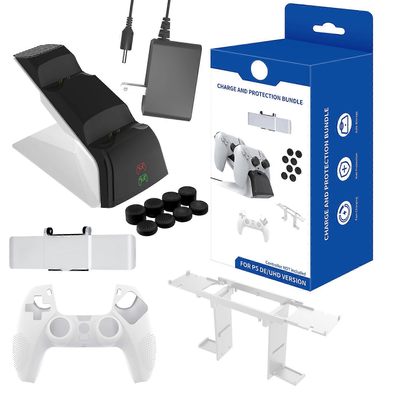 12 Teile / Satz Dual Controller Ladehalter Ständer Daumengriffkappe Geeignet für