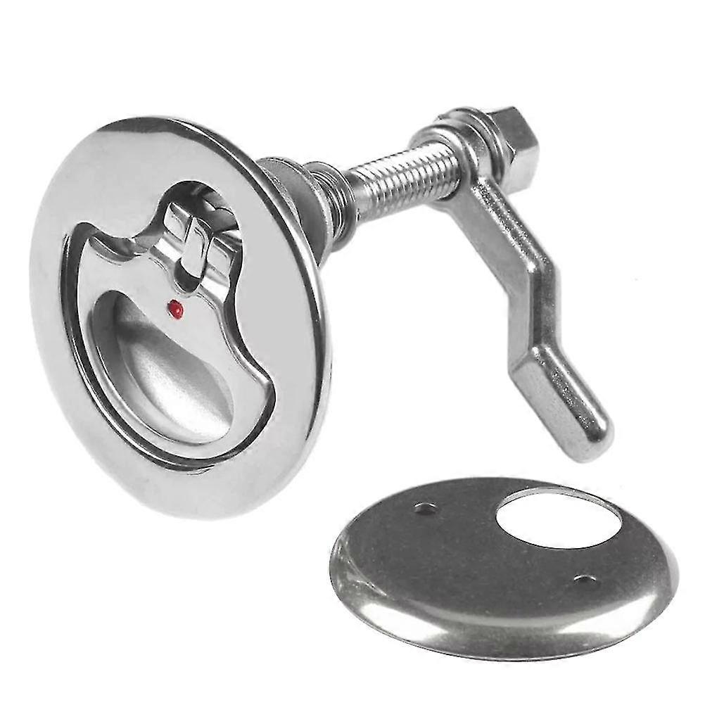 1 Set Lift And Pull Ring Edelstahl Boot Luke Locker Flush Mount Griff (silber)