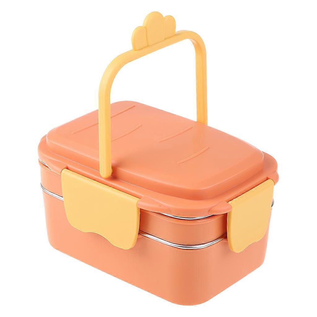 Microwave Bento Box with Movable Compartments Salad Fruit Food Container Boxes