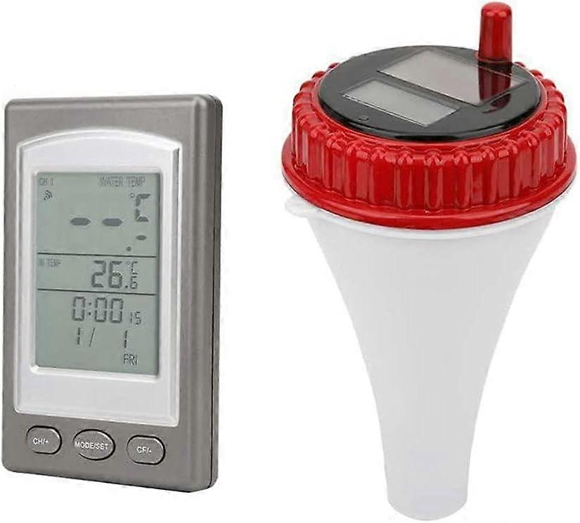 2025 Egnet flydende tråd Solar WiFi termometer termometer, flydende sol pooltermometer